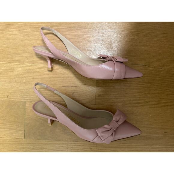 Stuart Weitzman Sofia Slingback in Clay Size 7.5 NWT MSRP: $495 - Picture 4 of 7